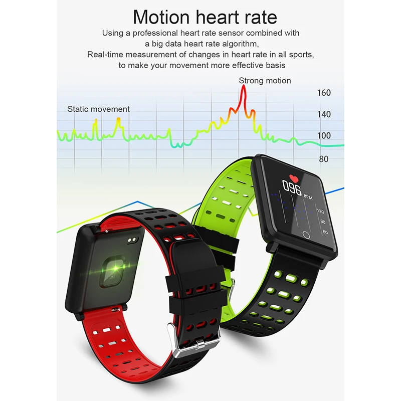 Smart Bracelet 1.44 Color Screen Heart Rate Blood Pressure Monitoring GPS Track Movement IP68 Waterproof Health Watch PK Q9 F3 Smart Bracelet 1.44 Color Screen Heart Rate Blood Pressure Monitoring GPS Track Movement IP68 Waterproof Health Watch PK Q9 F3
