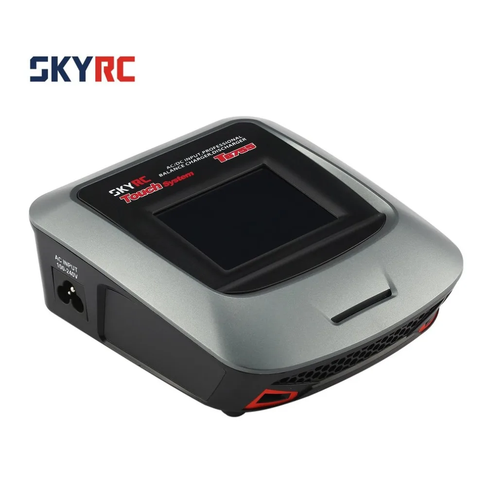 

SKYRC T6755 7A 55W AC DC Lipo Nicd LiIon NiMH Battery Balance Charger Discharger with 3.2inch Touch LCD Screen for RC Model