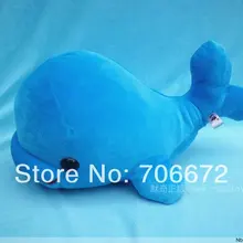 Около 43 см голубой кит плюшевые игрушки куклы t8870