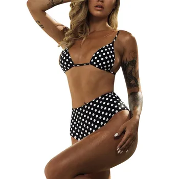 

Fashion Women's Bohemian print swimwear split swimsuit backless Sexy Push up Padded Bra bearwear Swimwear Set 40mr25