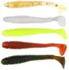 Hengjia 50pcs fake bait Wobbler Soft Jigging floating T fish Bionic isca Artificial fishing Lure fly  silicone bait Worms ► Photo 2/6