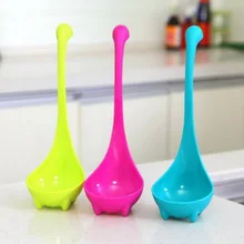 1 шт. мультяшная ложка креативная Милая Ложка большая ложка для супа кухонная утварь инструменты для приготовления пищи Кухонные принадлежности с подставкой