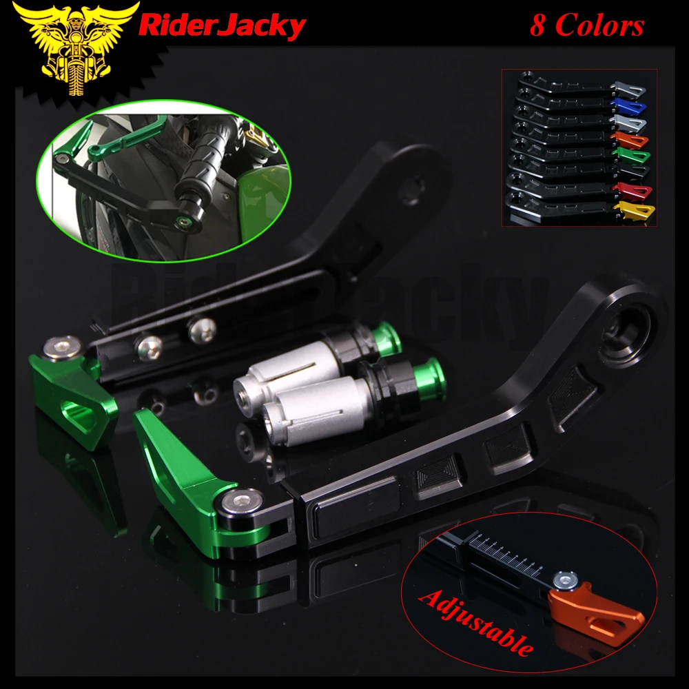 RiderJacky 7/8 inch Motorcycle HandleBar Grip Brake Clutch Lever