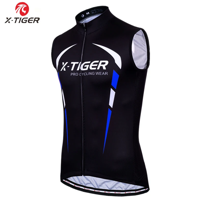 X-Tiger летний Быстросохнущий велосипедный жилет без рукавов Велоспорт Джерси полиэстер MTB велосипед одежда Roupa Ciclismo велосипедная одежда - Цвет: Cycling Jersey only