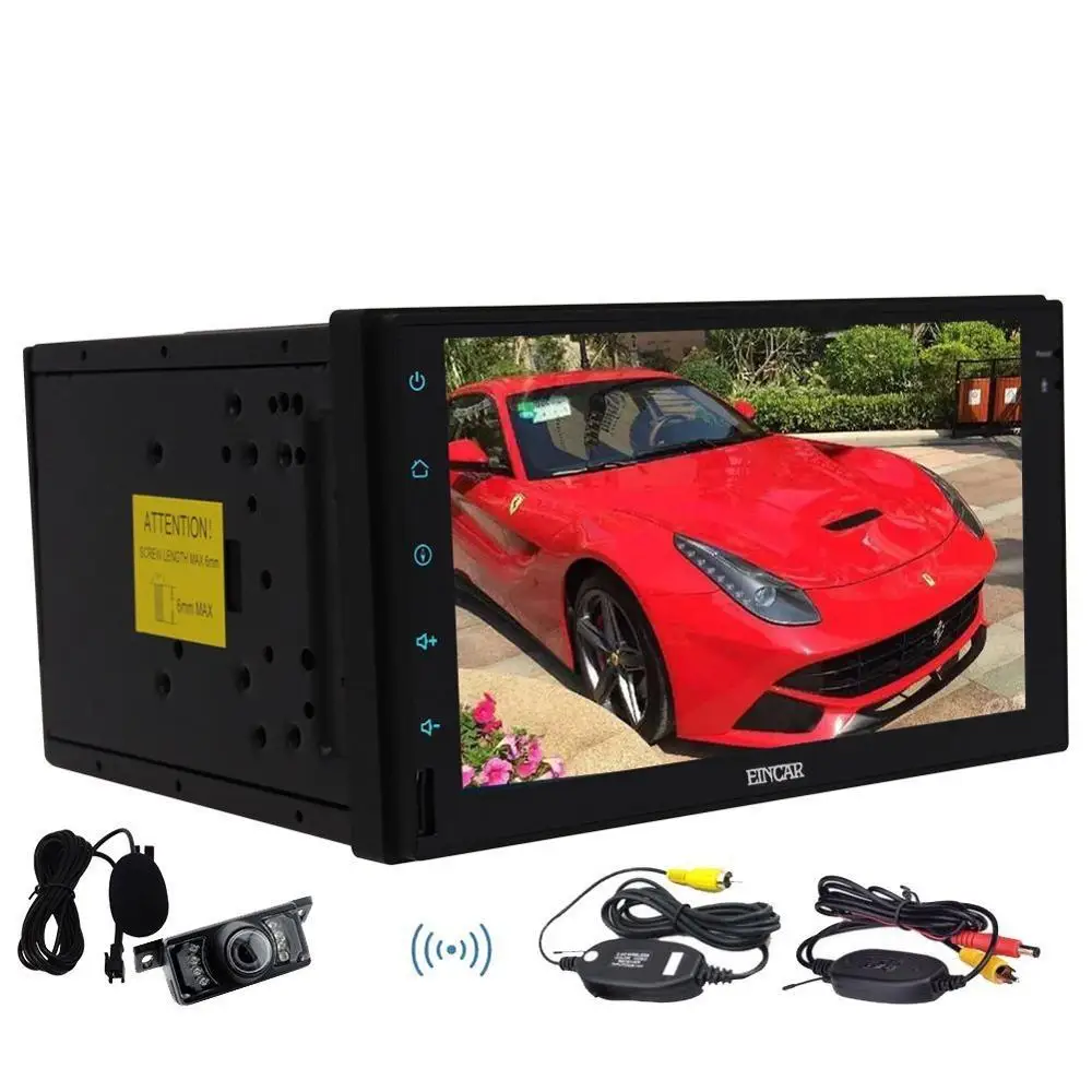 

Wireless Camera include Quad-core Stereo Autoradio Double din Android 6.0 Marshmallow Autoradio Bluetooth GPS Navigation Headuni