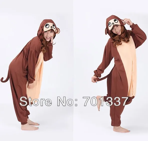 Image Mens Ladies Brown  Adult  Animal Onesies Onsie Kigurumi Pyjamas Pajamas 311 S M L XL XL