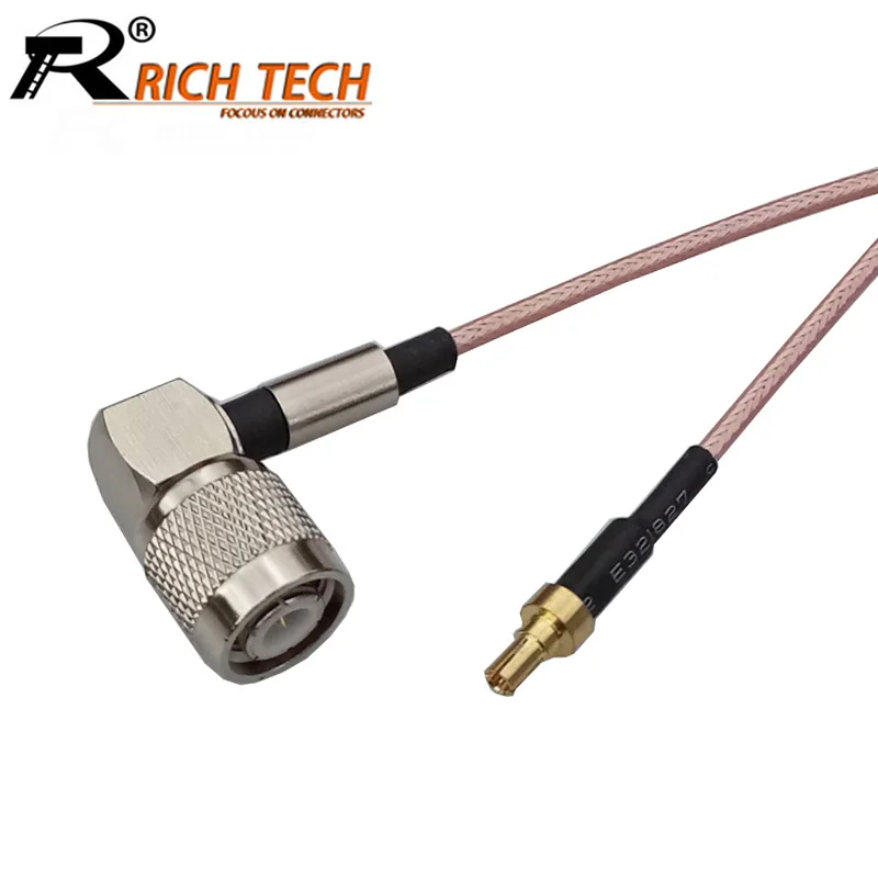 10pcs TNC Right Angle Male Plug to Straight CRC9 Male Connector RF ...