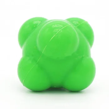 

Medium Level Silicone Hexagonal Ball Speed Training Reaction Ball Solid Fitness Agility Coordination Reflex Workout Equipment