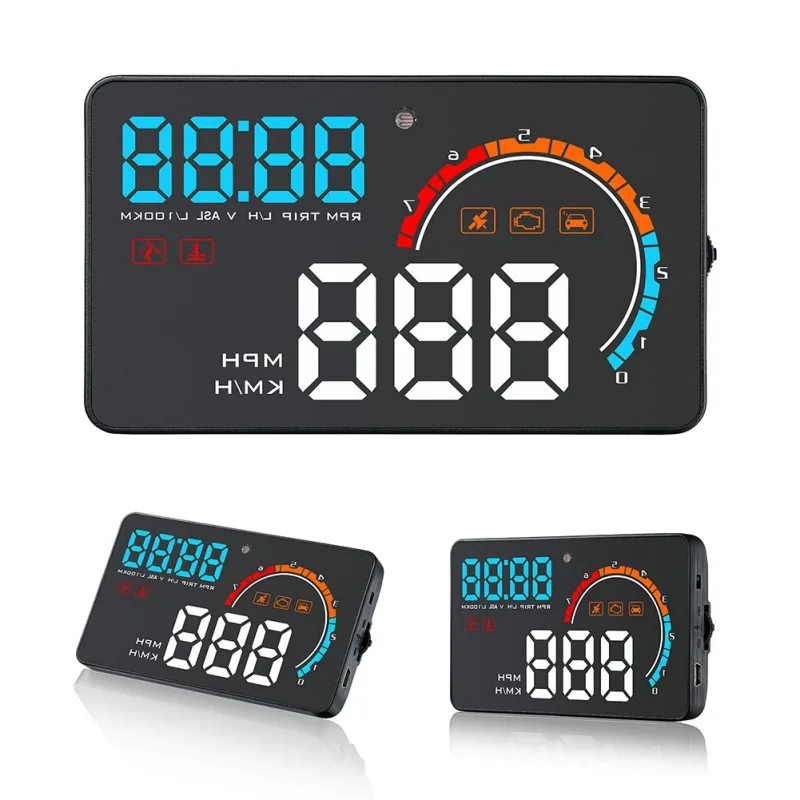  Universal Auto HUB OBD2/GPS Head Up Display Auto Geschwindigkeit Projektor Fahrzeug Windschutzschei