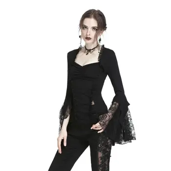 

Darkinlove Women's princess Cut Goth Short Top TW181
