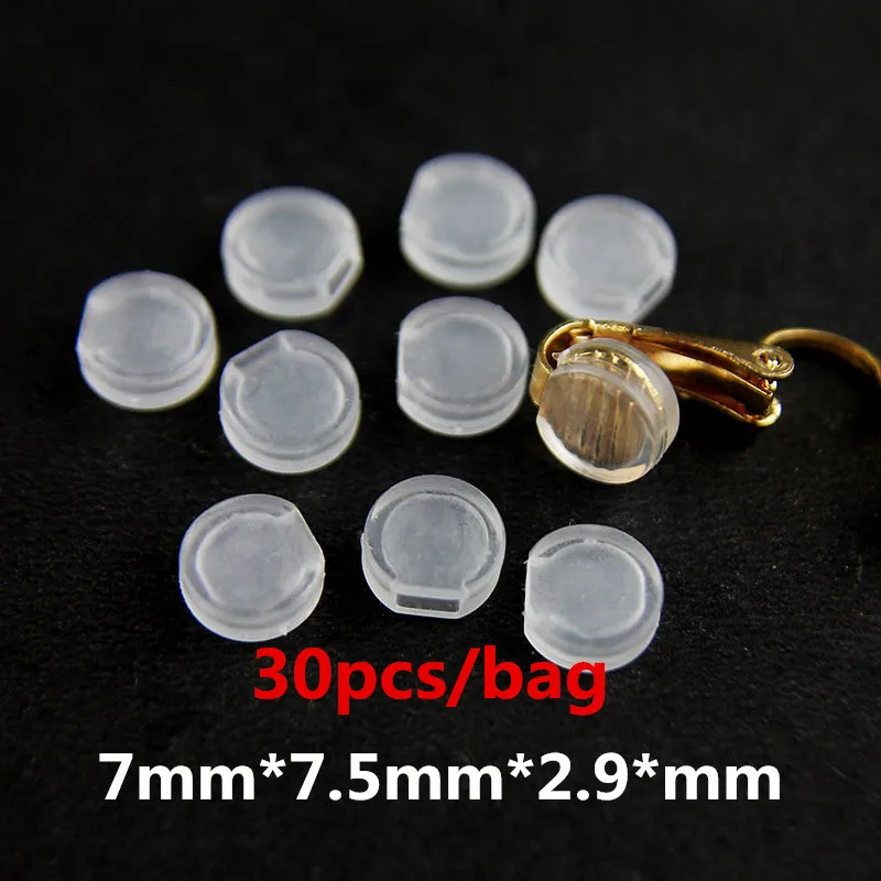 50-PCS-Transparent-White-Earring-Pads-Silicone-Comfort-Earring-Cushions-Earrings-Clear-Ear-Clip-Accessories-DIY (3)