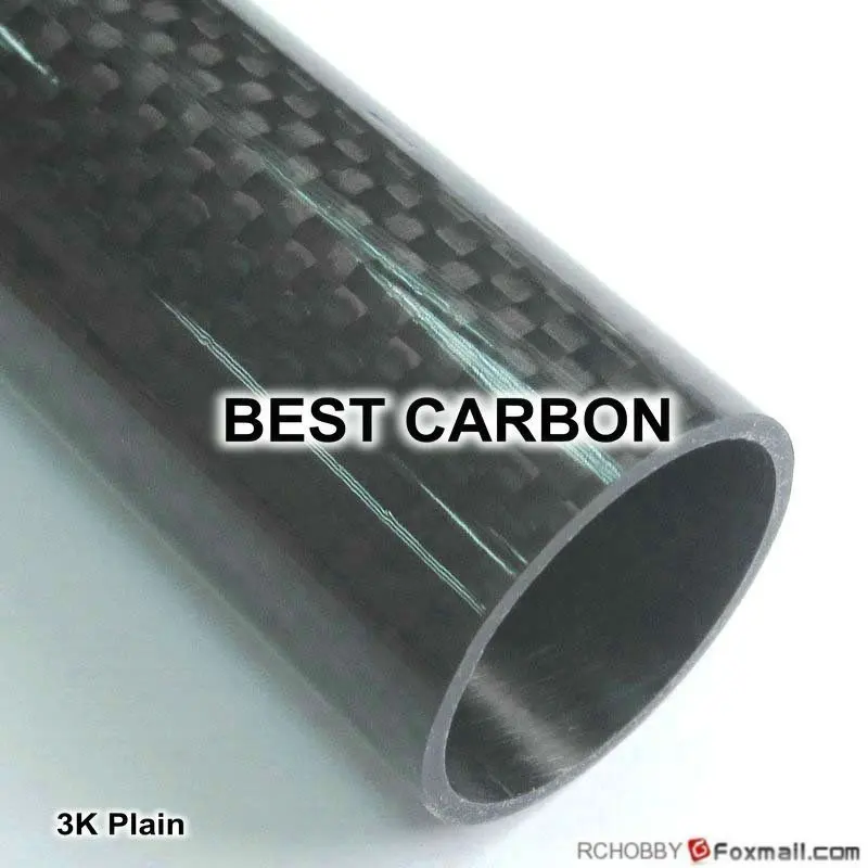 ФОТО Free shiping 4pcs x 14mm x 12mm x 2000mmm High Quality Twill Glossy 3K Carbon Fiber Fabric Wound Tube
