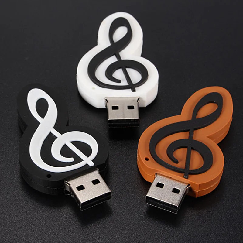Music Note Model Pen drive 4GB 8GB 16GB 32GB Musical Instrument USB