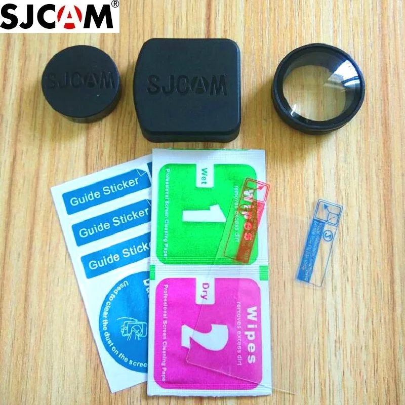 

Clownfish For SJCAM Original SJ6 Legend Anti Scratch LCD Screen Lens Protector Film Glass UV Filter Lens Cap Cover For SJCAM SJ6