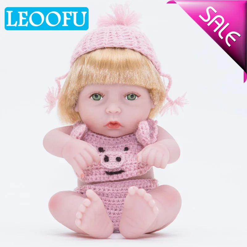 

LEOOFU 28cm 11inch soft children reborn baby doll toy newborn boy girl emulated toy birthday gift bebe reborn simulation doll