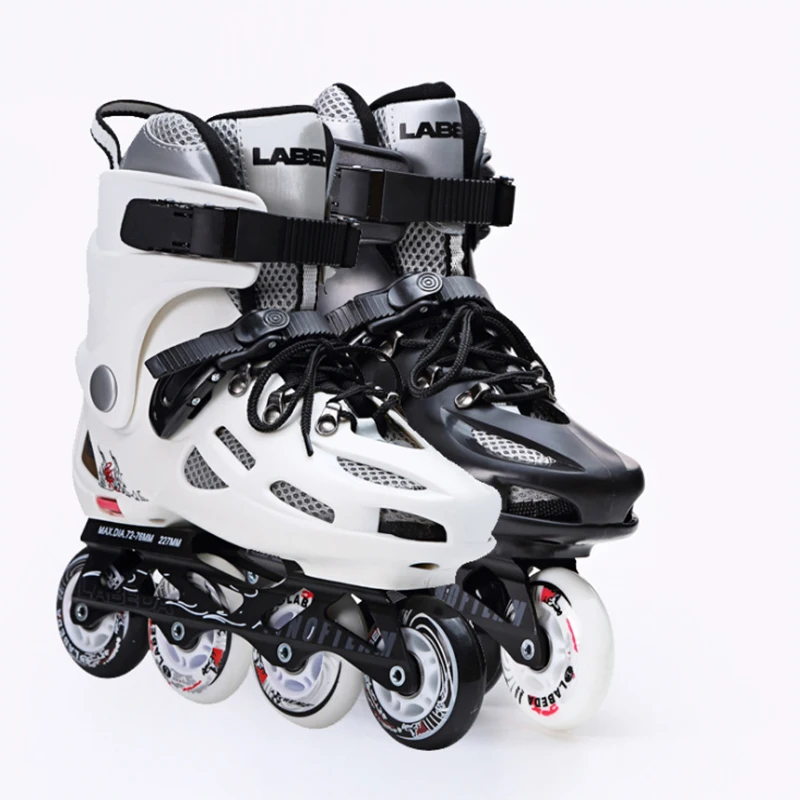 أسود أبيض مضمنة سرعة الزلاجات شقة تنفس التزلج أحذية النساء الرجال يتوهم 4 عجلة الأسطوانة الكبار أحذية تزلج أسود أبيض مضمنة سرعة الزلاجات شقة تنفس التزلج أحذية النساء الرجال يتوهم 4 عجلة الأسطوانة الكبار أحذية تزلج