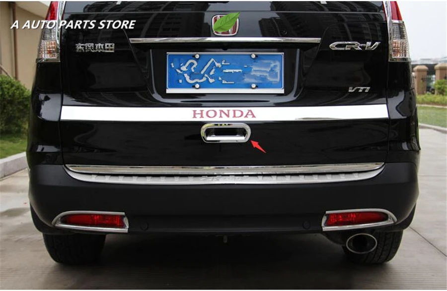 ABS Chrome багажник автомобиля дверные ручки Накладка для Honda CRV CR V 2012 2013 2014 2015 сзади