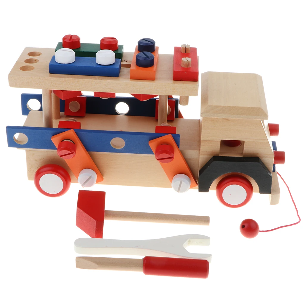 Для маленьких мальчиков, для детей, для разборки, деревянный автомобиль, умные игрушки