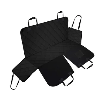 

Quilted Mesh Waterproof 600D Oxford Cloth Back Seat Big Ears with Zipper Middle Zipper Hammock Car Pet Pad Car Seat Protector