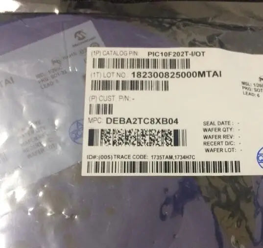 50 шт./лот PIC10F202T PIC10F202T-I/OT SOT23-6