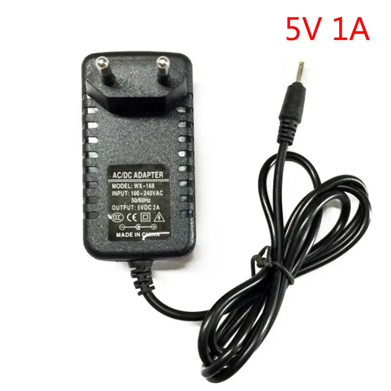 

NEW AC 100-240V Converter Adapter DC 5.5mm x 2.1MM 5V 1A 1000mA Charger DC Regulated Power Supply EU Plug
