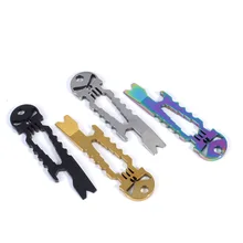 Открывалка череп Карманный лагерь пивная бутылка лом мульти поход Prybar Pry Бар открытый кулон брелок инструмент гаджет