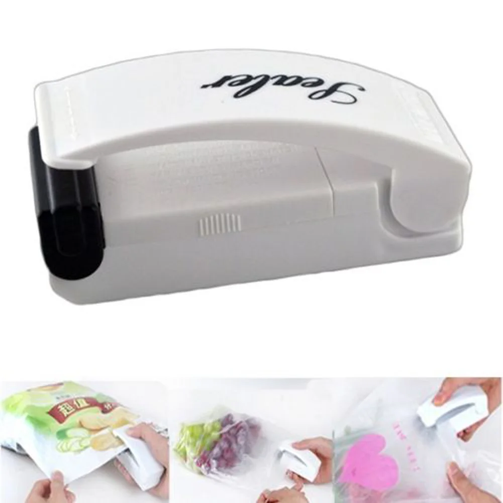 Home Sealing Machine Snacks Bags Sealer Vacuum Resealer Portable Bag