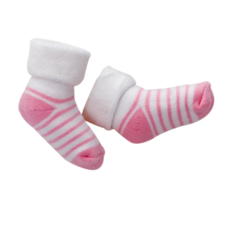 

Baby Stripe Socks Cotton Thickening Warm Towel Sock Children's Soft Sock Relent Terry Baby Socks Flanging