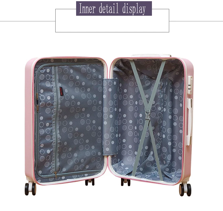 2" 22" 2" 26" carry-on тележка чемодан с колесами для девочек и детей милый розовый дорожная сумка дорожная сумка чемодан на колесах детских чемоданов