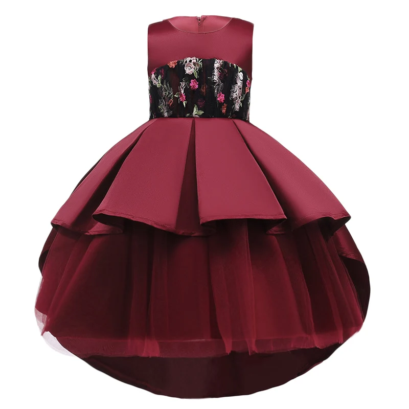 

Kids Dresses For Girls Elegant Princess Dress 2019 Summer Flower Girls Wedding Dress Children Evening Party Dress Girls Costume