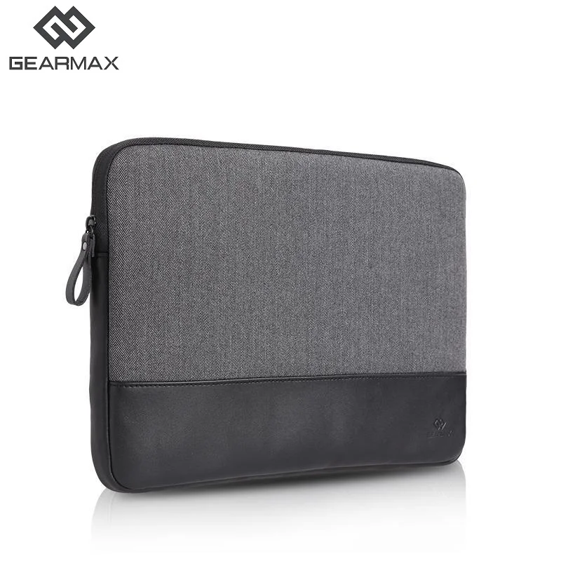 Laptop Sleeve Genuine Leather Black Gray Laptop Sleeve 11 12 13 14 15 Notebook Cover For Xiaomi Air 3 Lenovo Yoga Dell Laptops