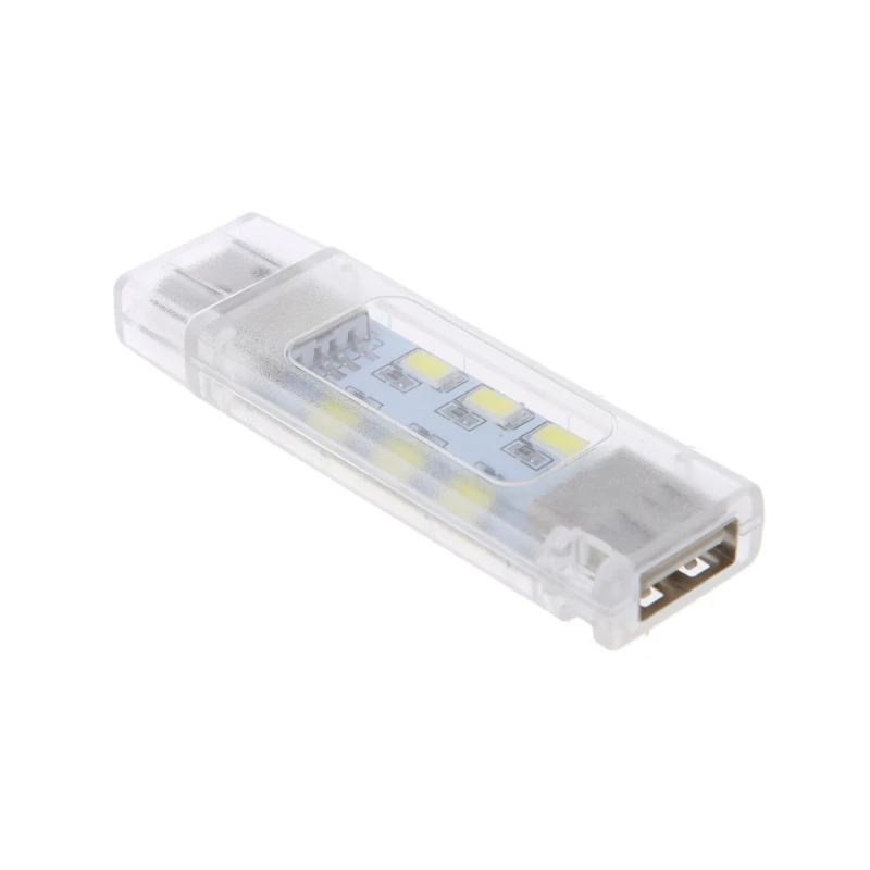 Мини-usb гаджет Led ночное освещение палатки лампа двухсторонняя 12 USB Светодиодная лампа для чтения