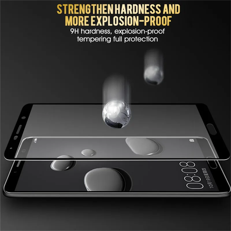 Закаленное стекло 15D для Huawei Mate 10 20 Lite pro защитная пленка P20 P10 Plus P30 P40 lite E p30
