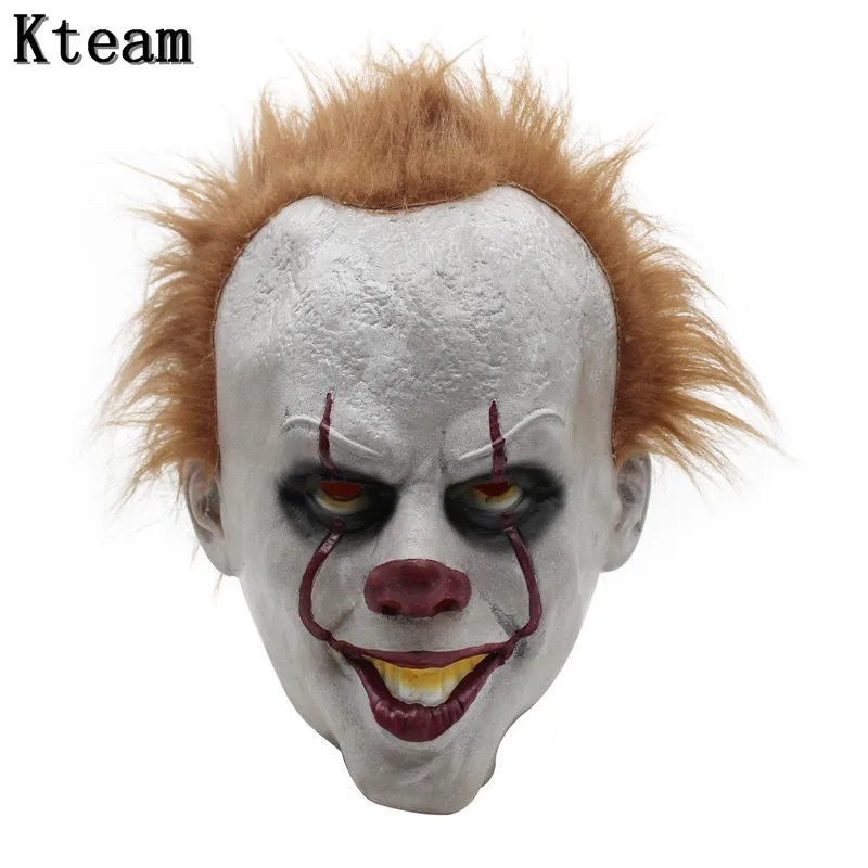 Vendita Calda Film Stephen King'S It Pennywise Mask Costume Spaventoso Halloween Mask Cosplay It Clown Latex Party Mask Prop Toy In Stock