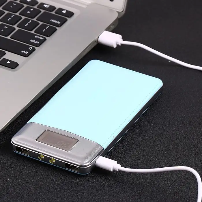 20000 мАч портативный двойной USB внешний Литий-полимерный аккумулятор для зарядки телефона внешний аккумулятор ярких цветов для Xiaomi Mi