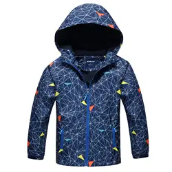 Детское пальто 2018 осень-зима куртка для мальчиков детей Костюмы верхняя одежда с капюшоном для маленьких мальчиков одежда 4 5 6 7 8 9 10 11 для