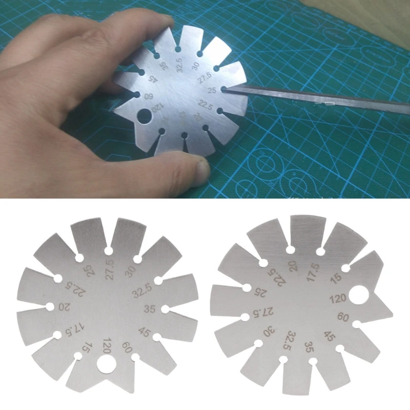 

Stainless Steel Bevel Gauge Angle Protractor Range 15-120Degree Gage Tools