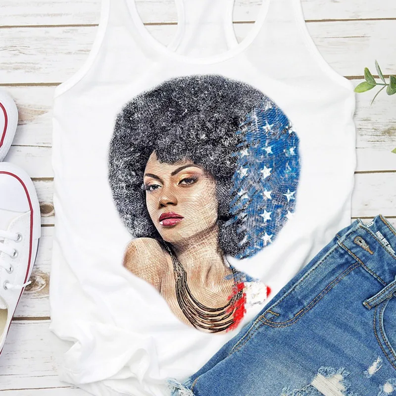 

american flag print sexy tops women 2019 fashion woman clothes festival music tank top casual cotton gothic plus size