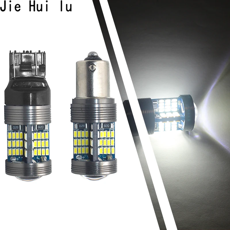 

2pcs 7443 1156 Led Canbus No Error Car Bake Up Brake Light Turn Signal Light Parking Lamp Led Automotive Lights 3014 SMD