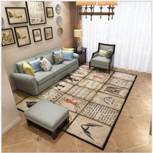 AOVOLL коврики и ковры для дома гостиная Американский пасторальный Винтаж Большой площади ковры спальня современный детский Декор мальчик