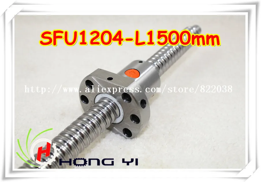 

1pcs SFU1204 - L1500mm Ball screw + 1pcs Ballscrew Ballnut and BK/BF10 standard processing
