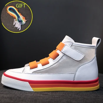 

Women Shoes Fashion Platform Casual Shoes Ladies Sneakers High Heel Walking Shoes Give 5 Pairs Laces Feel Free To Change Laces