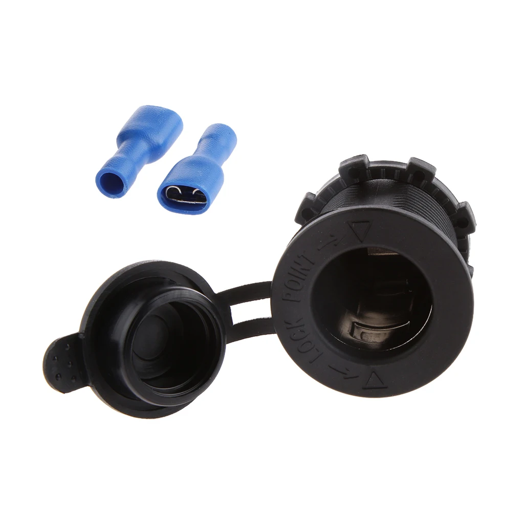  High Quality Waterproof 12V Car  Lighter Socket USB Charger Power Adapter Outlet 12v  Cigarette Lighter Socket Adapter 