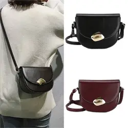2019, Новая Мода Твердые для женщин вышивка линии сумка дикий сумка седельная сумка carteira feminina милые
