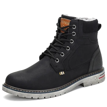 

Winter Hiking Shoes Men Tactical Boots Outdoor Trekking Shoes Woman Warm Snow Boots Anti-skid Military Boots Zapatillas Hombre