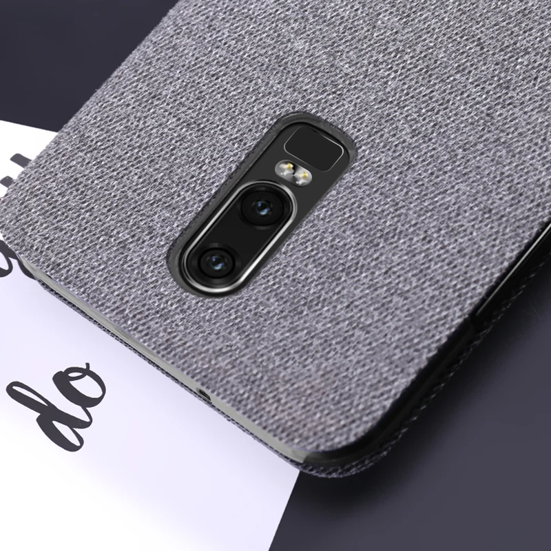 Для oneplus 6 Чехол 1 + откидной Силиконовый тканевый защитный чехол Чехлы с