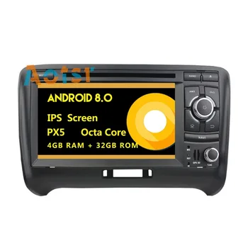 

IPS Screen Android 8.0 Car dvd multimedia player head unit for Audi TT 2006 - 2013 GPS Navigation radio auto stereo Octa core