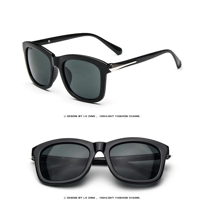 Retro Large Frame Sunglasses 2019 Luxury Brand Design Men's Women's Sunglasses Square Fashion Glasses Female Sunglasses UV400
