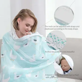 Breathable 100% Cotton Nursing Covers
