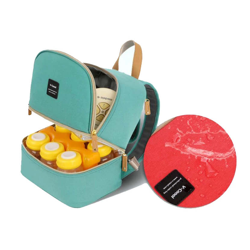 V COOOL Insulated Baby Bottle Bag Maternity Feeding Milk Fresh Keeping